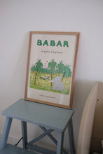 Indlæs billede til gallerivisning Babar elefant plakat
