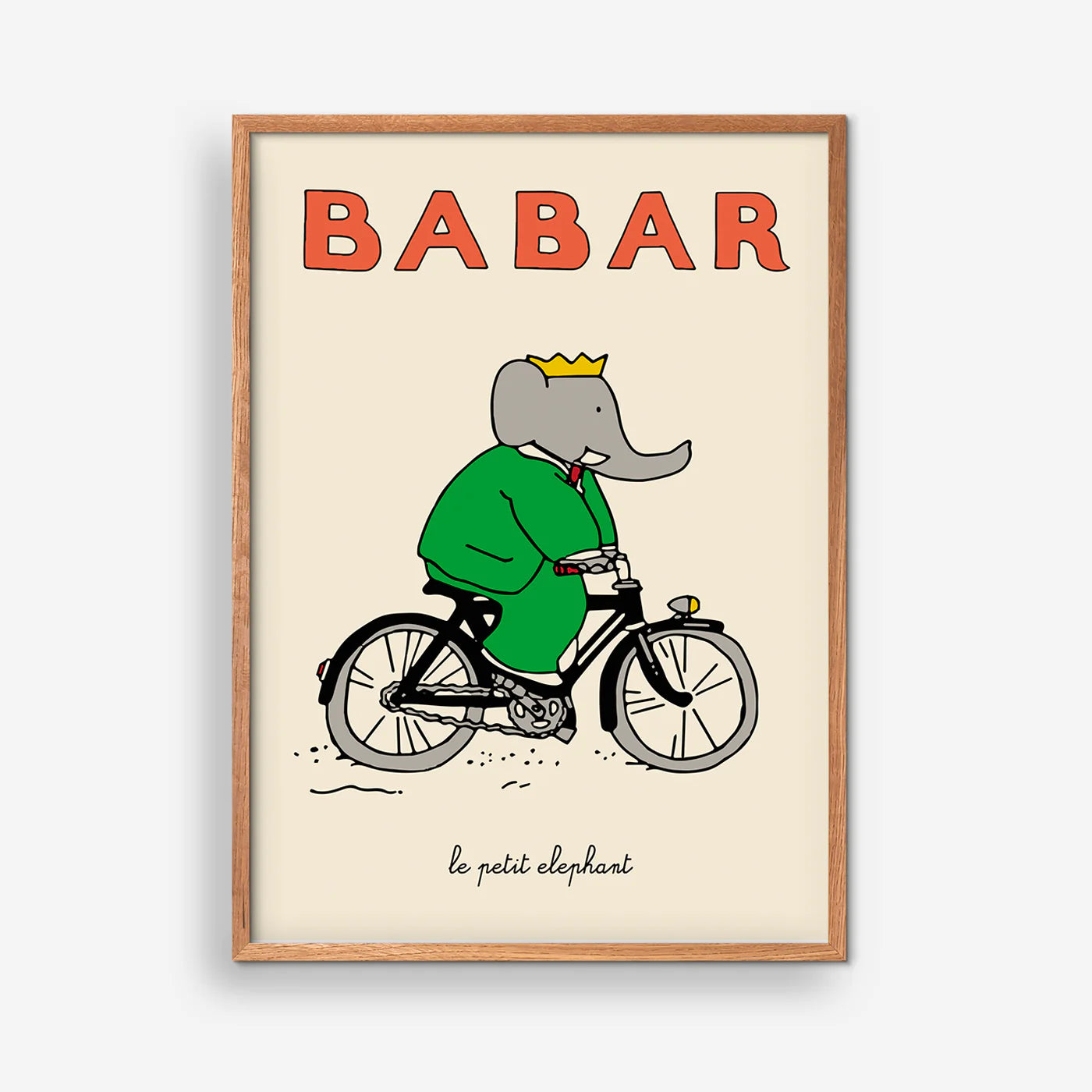 Babar på Cykel • Plakat